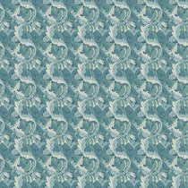 Acanthus Teal Upholstered Pelmets