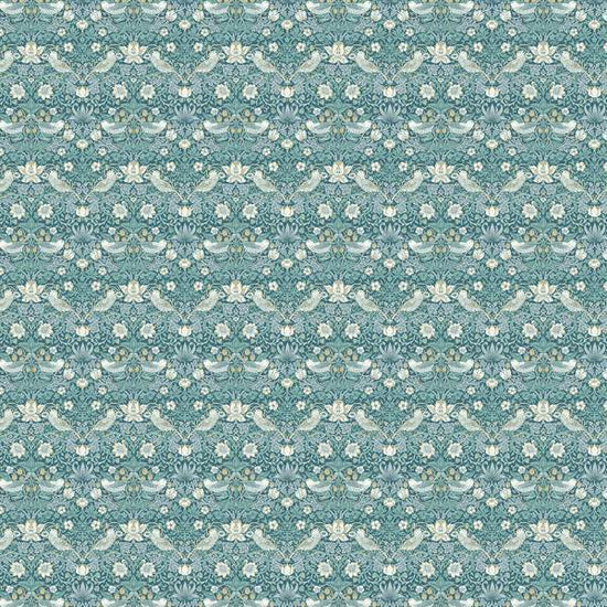 Strawberry Thief Teal Apex Curtains