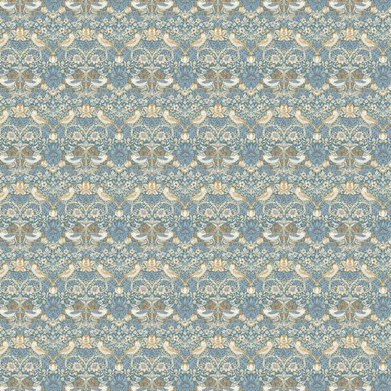 Strawberry Thief Denim Spice Apex Curtains