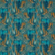 Hillcrest Teal Spice Curtains