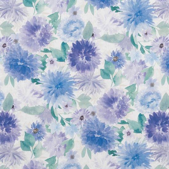 Dahlia Periwinkle Box Seat Covers