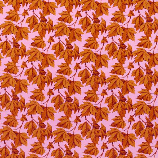 Dappled Leaf Amber Rose 121190 Curtains