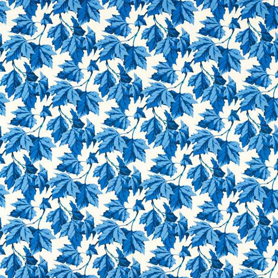 Dappled Leaf Lapis 121189 Upholstered Pelmets