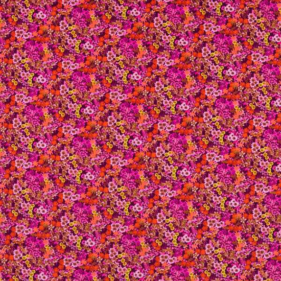 Wildflower Meadow Carnelian Spinel Amethyst 121187 Fabric by the Metre