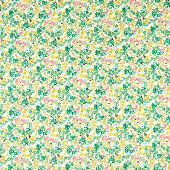 Wildflower Meadow Rose Emerlad Peridot 121185 Roman Blinds