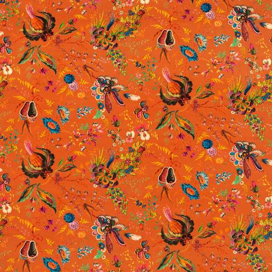 Wonderland Floral Amber Lapid Ruby 121180 Fabric by the Metre
