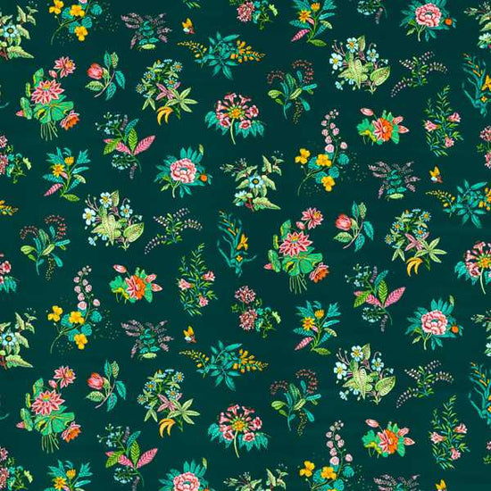 Woodland Floral Jade Malachite Rose Quartz 121175 Apex Curtains
