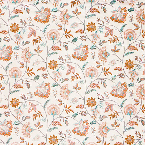 Louisa Peach Upholstered Pelmets