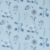 Roseraie Denim Roman Blinds