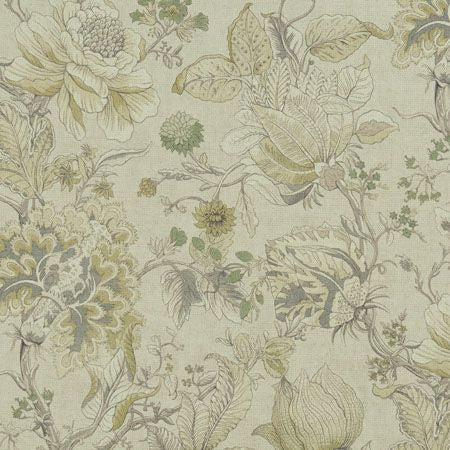 Sissinghurst Citron Natural Upholstered Pelmets